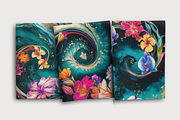 Vortex of Floral Dreams, a Background Graphic by Curve Design (Thumbnail 4 of 6)