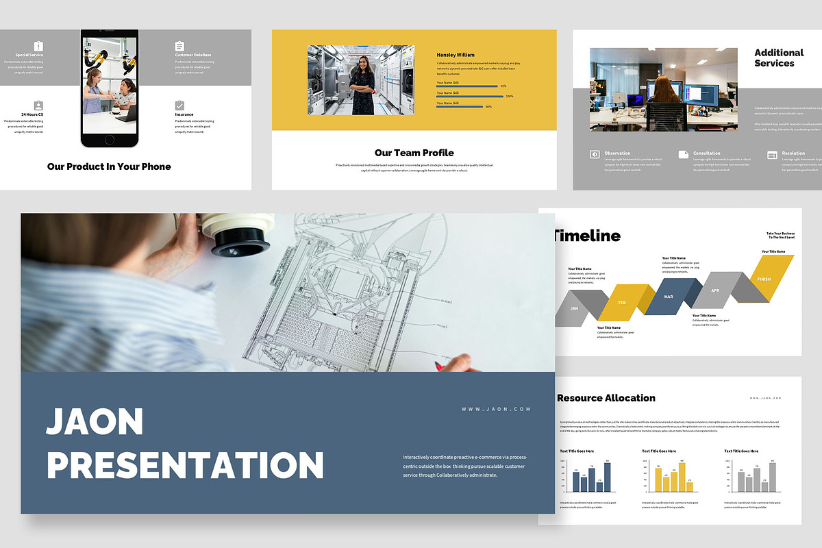 Jaon Engineering Business Slides, a Presentation Template by Punkl Camp (Photo 1 of 9)