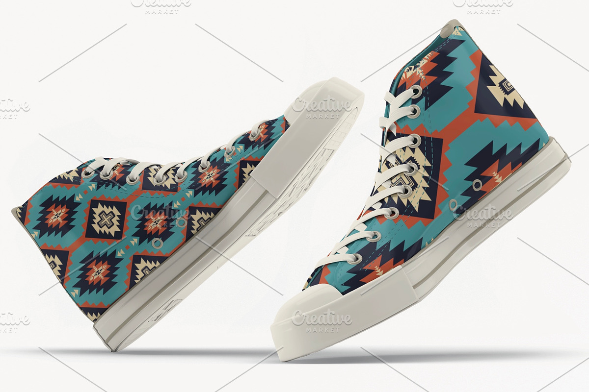 Desert Southwestern Aztec Pattern, a Pattern Graphic by PPEthnicDecorPattern (Photo 7 of 10)