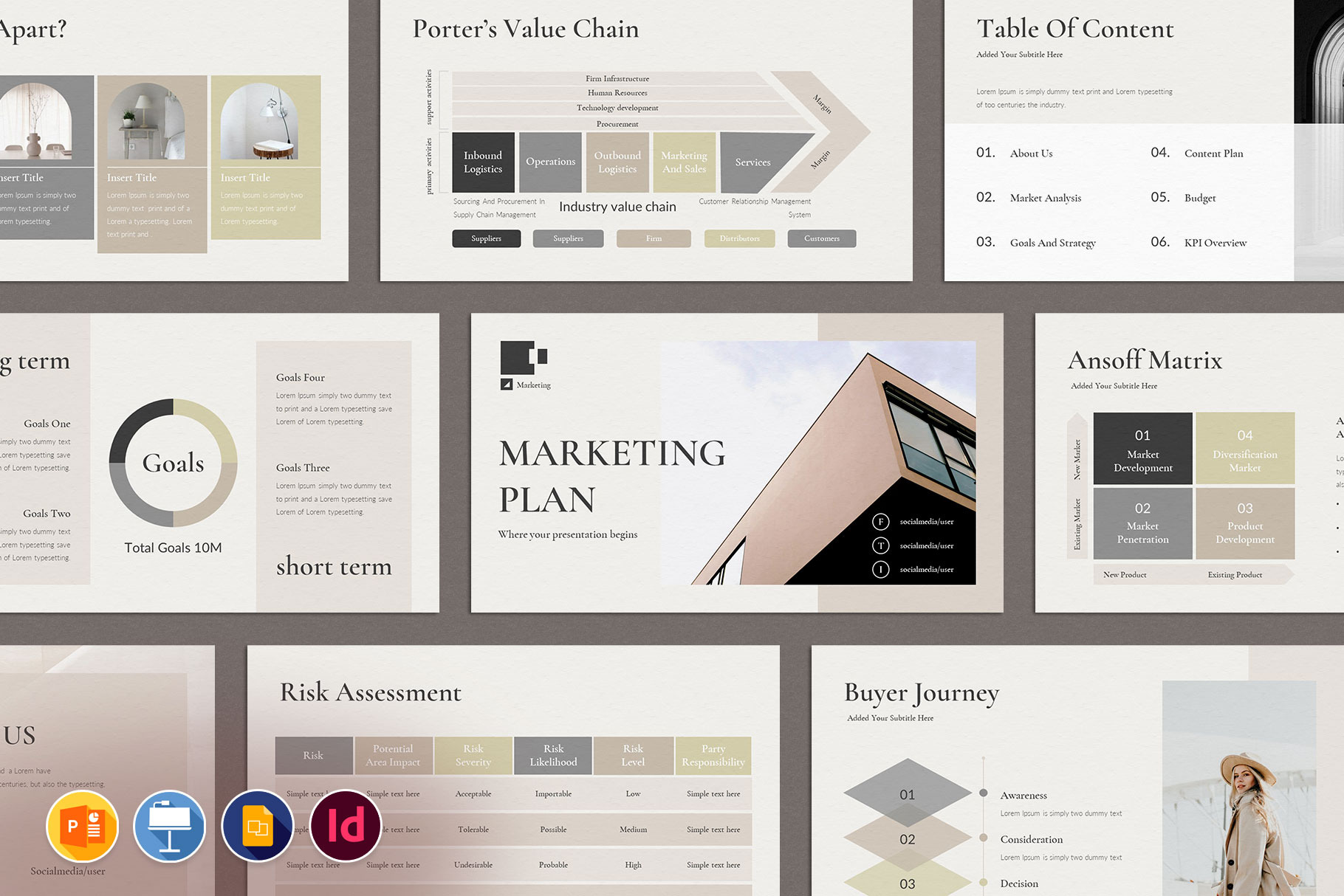 Marketing Plan Presentation Template, a Presentation Template by ...