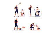 Personal trainer, sports set, a Person Illustration by Good Studio (Thumbnail 2 of 3)