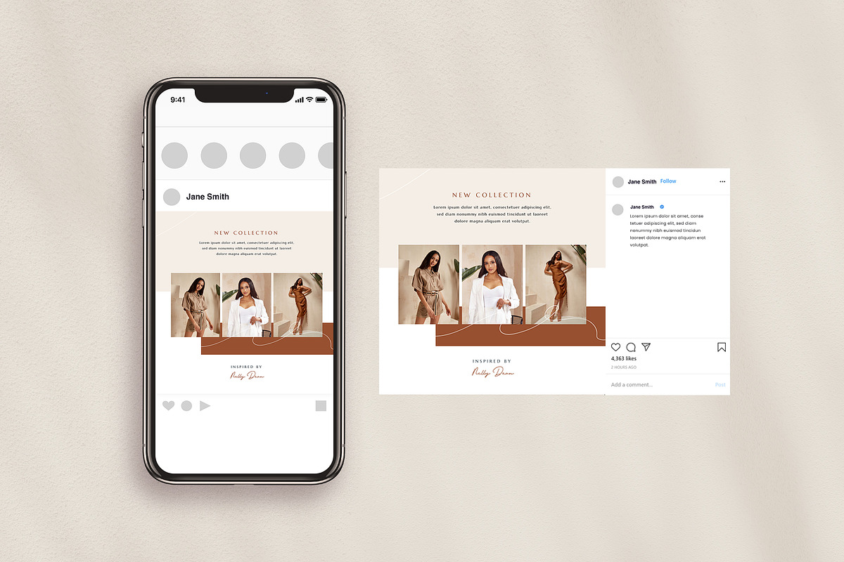 Calista - Social Media Packs, a Social Media Template by Vynetta (Photo 3 of 11)