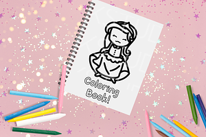 Cute Princesses Procreate Stamps