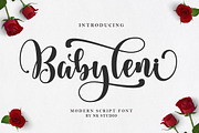 Baby Leni, a Script Font by Nurul_kamal (Thumbnail 1 of 11)