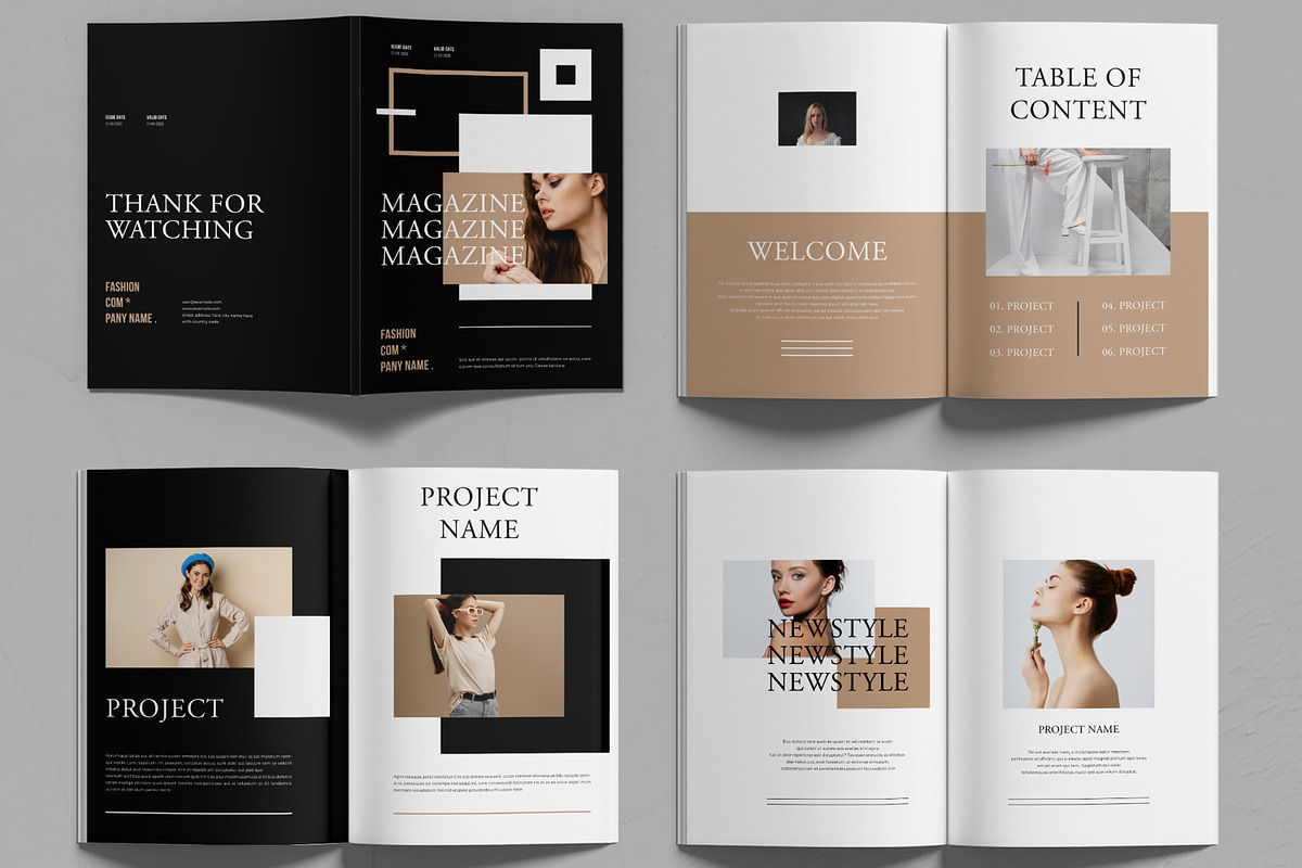 Fashion Magazine Design, a Magazine Template by MightyDesign (Photo 3 of 6)