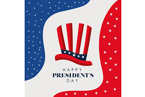 presidents day poster, an Illustration by studiogstock