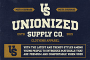 Meta Courage Varsity Font, a Slab Serif Font by Burhan Afif (Thumbnail 2 of 7)