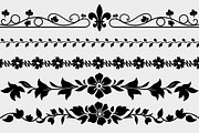 Beautiful floral decoration elements, an Illustration by Amazin_art (Thumbnail 4 of 17)