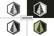 Linear Pine Tree Logo, a Branding & Logo Template by M. E. Smith Design (Thumbnail 4 of 4)