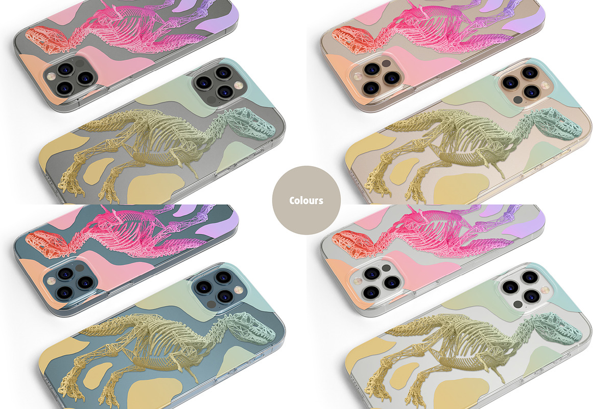 iPhone 12 pro Clear & Frosted case, an iPhone Mockup by Colatudo Store (Photo 9 of 9)