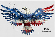 American Eagle Flag Patriotic PNG, an Object Graphic by VetalStock (Thumbnail 3 of 6)