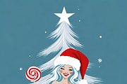 Glam Santa Girls Collection, an Illustration by ETARA by Mea Hau (Thumbnail 4 of 7)