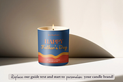 Father's Day Candle Label Template, a Branding & Logo Template by KnowyourLabel (Thumbnail 2 of 5)
