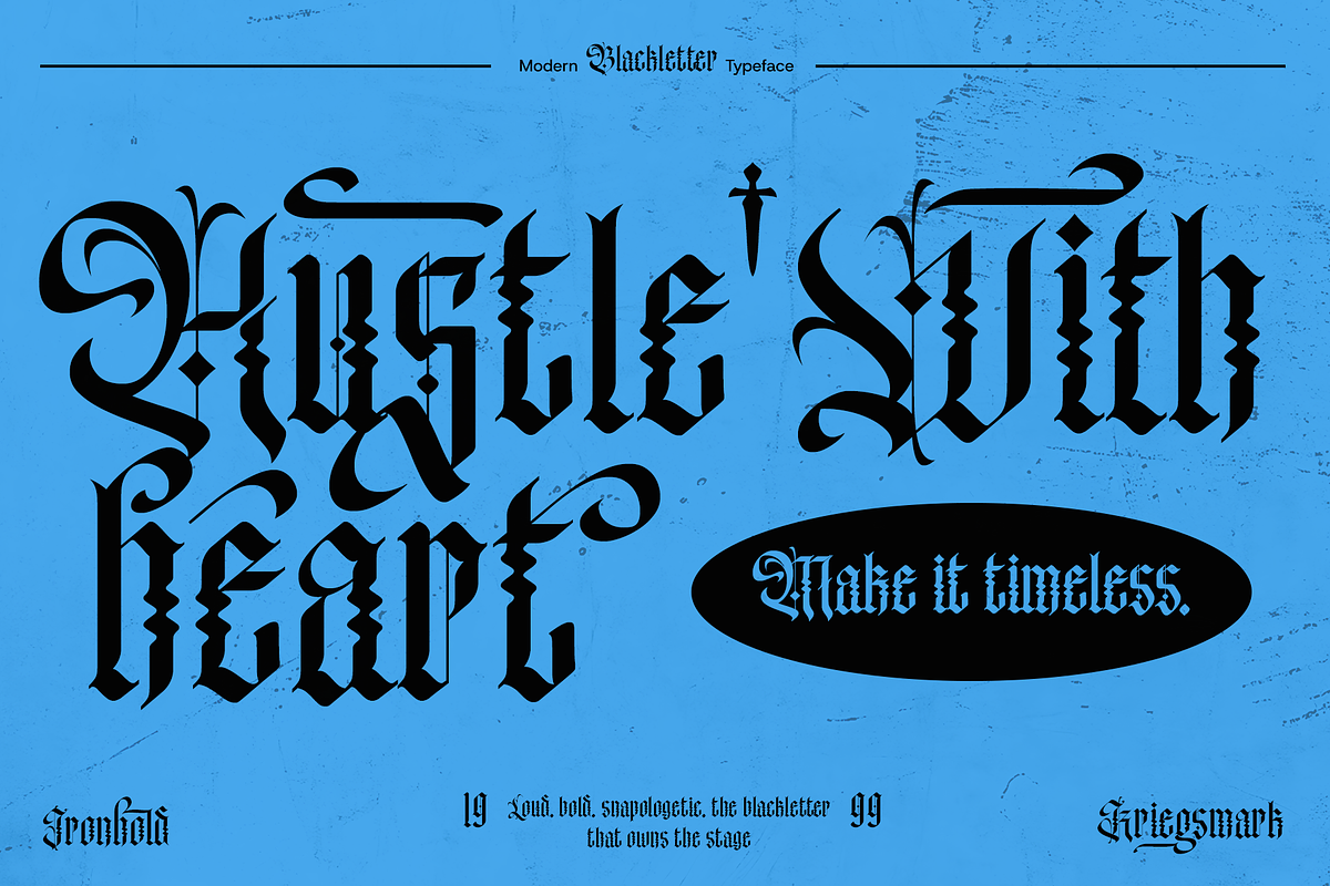 Eisenhardt - Gothic Blackletter Font, a Blackletter Font by Inviline.co (Photo 14 of 15)