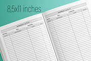 Inventory Log Book KDP Interior, a Templates & Theme by MatiArtShop (Thumbnail 2 of 2)