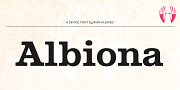 Albiona, a Slab Serif Font by Device (Thumbnail 1 of 5)