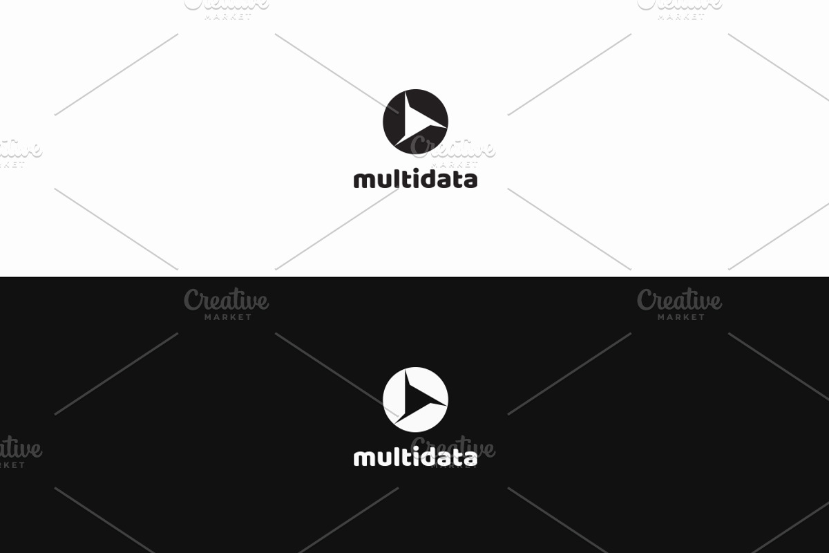 MultiData Logo, a Branding & Logo Template by drawzen