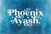 Phoenix Ayash - Bold Serif Font, a Serif Font by StringLabs (Thumbnail 1 of 11)