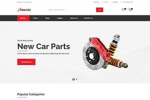 Aments - Car Accessories Shop HTML