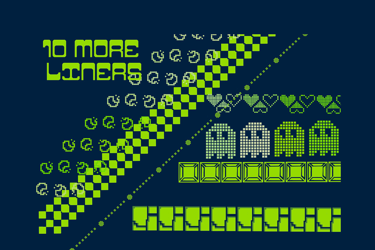 Pixel art! 100+ brush set!, a Brushes & More by Courtney Leigh creates (Photo 3 of 6)