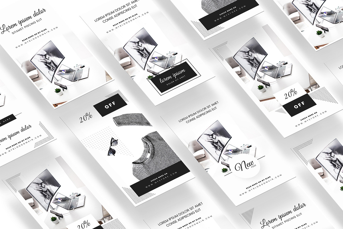MiniStories - Instagram Stories Pack, a Social Media Template by FreshPixels (Photo 2 of 3)