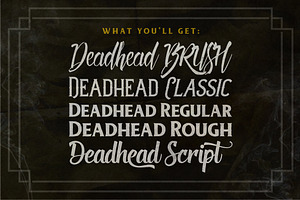 Deadhead Typeface Family