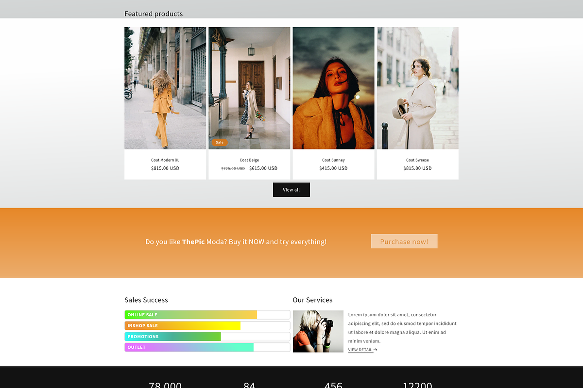 ThePiC -Shopify Fashion Theme, a Shopify Template by inSTUDIO43 (Photo 2 of 15)