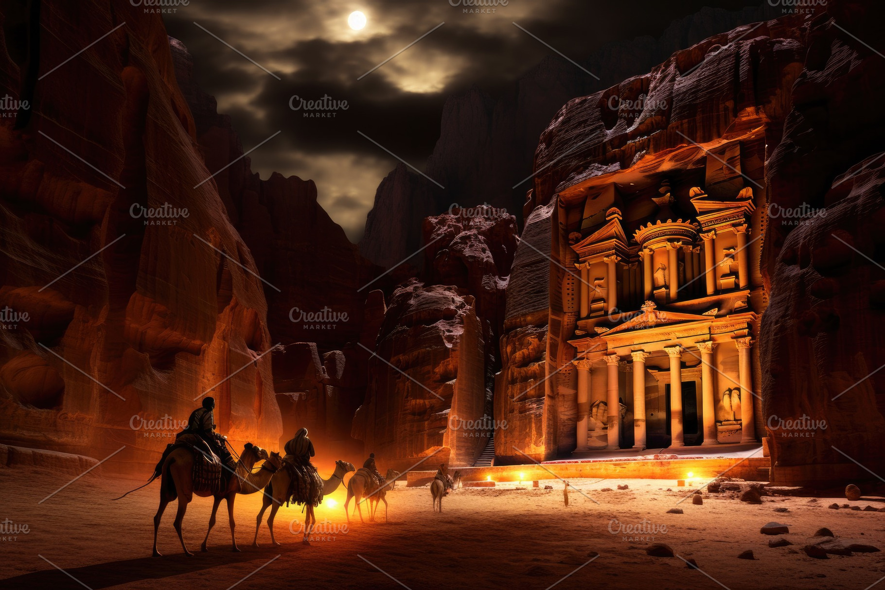The ancient city of Petra in Jordan, a Photo by Iftikhar Alam