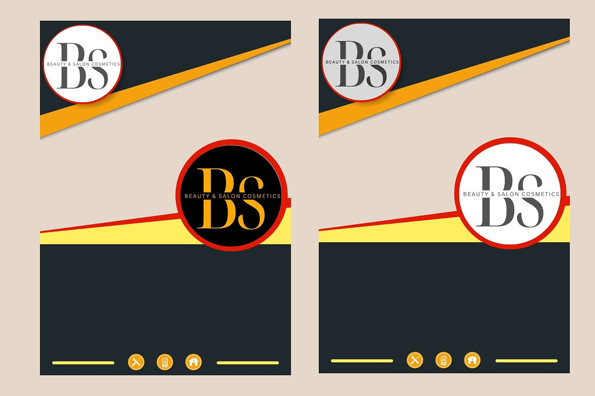 Editable Beauty Salon Logo Template, a Branding & Logo Template by Mishek Munene (Photo 8 of 8)