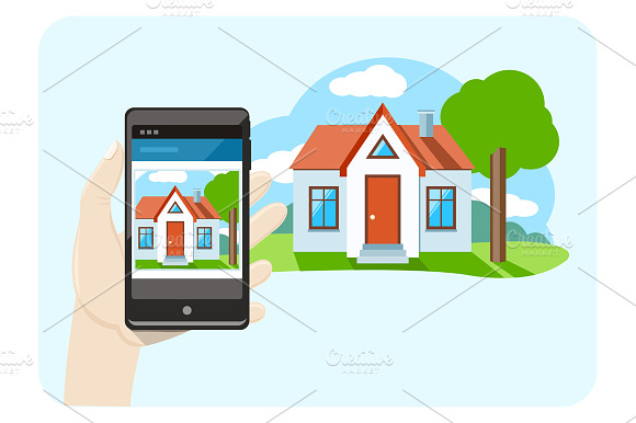 Hand holding mobile phone smartphone preview 2
