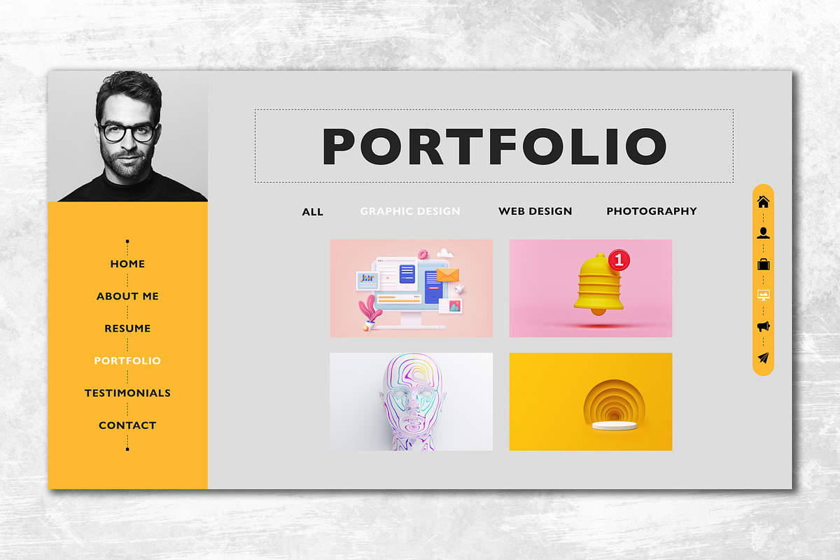 Interactive PDF Resume Layout, a Resume Template by Grkic Creative (Photo 5 of 9)