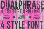 Dualphrase — Rough Display Family, a Handwritten Font by Invasi Studio (Thumbnail 1 of 10)