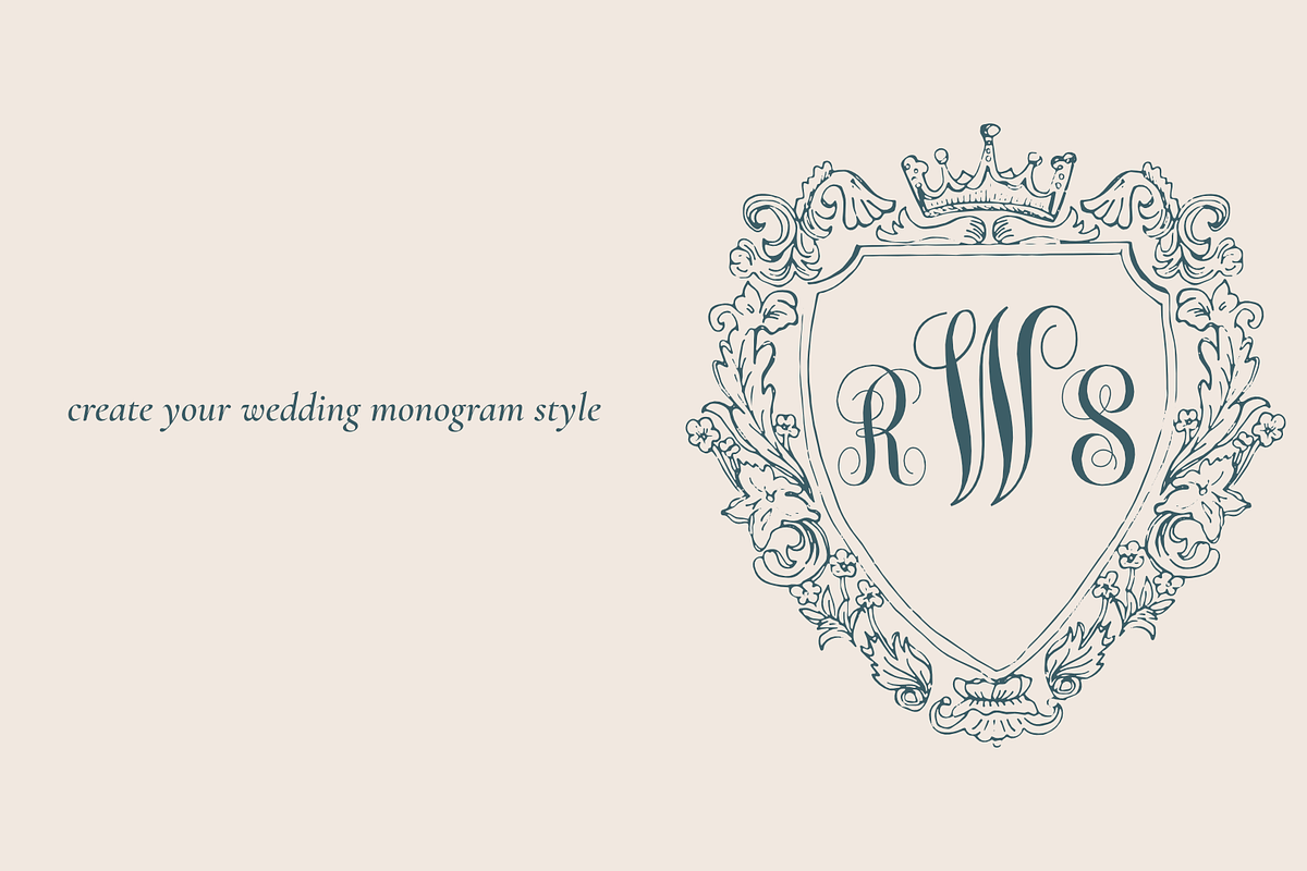 Legacy – Hand-Drawn Wedding Crest, an Illustration by Velvet Letter Studio (Photo 2 of 4)