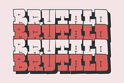 Brutald, a Slab Serif Font by 24Design Studios (Thumbnail 1 of 8)