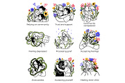 Amazing set of mental health pics, a Person Illustration by StonePic (Thumbnail 3 of 3)