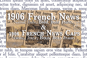 1906 French News Set