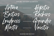 Barinde - Brush Logotype, a Script Font by tebaltipislab (Thumbnail 3 of 7)