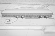 Logistics Complex Center, an Architecture 3D Model by 3DNUTS (Thumbnail 8 of 14)