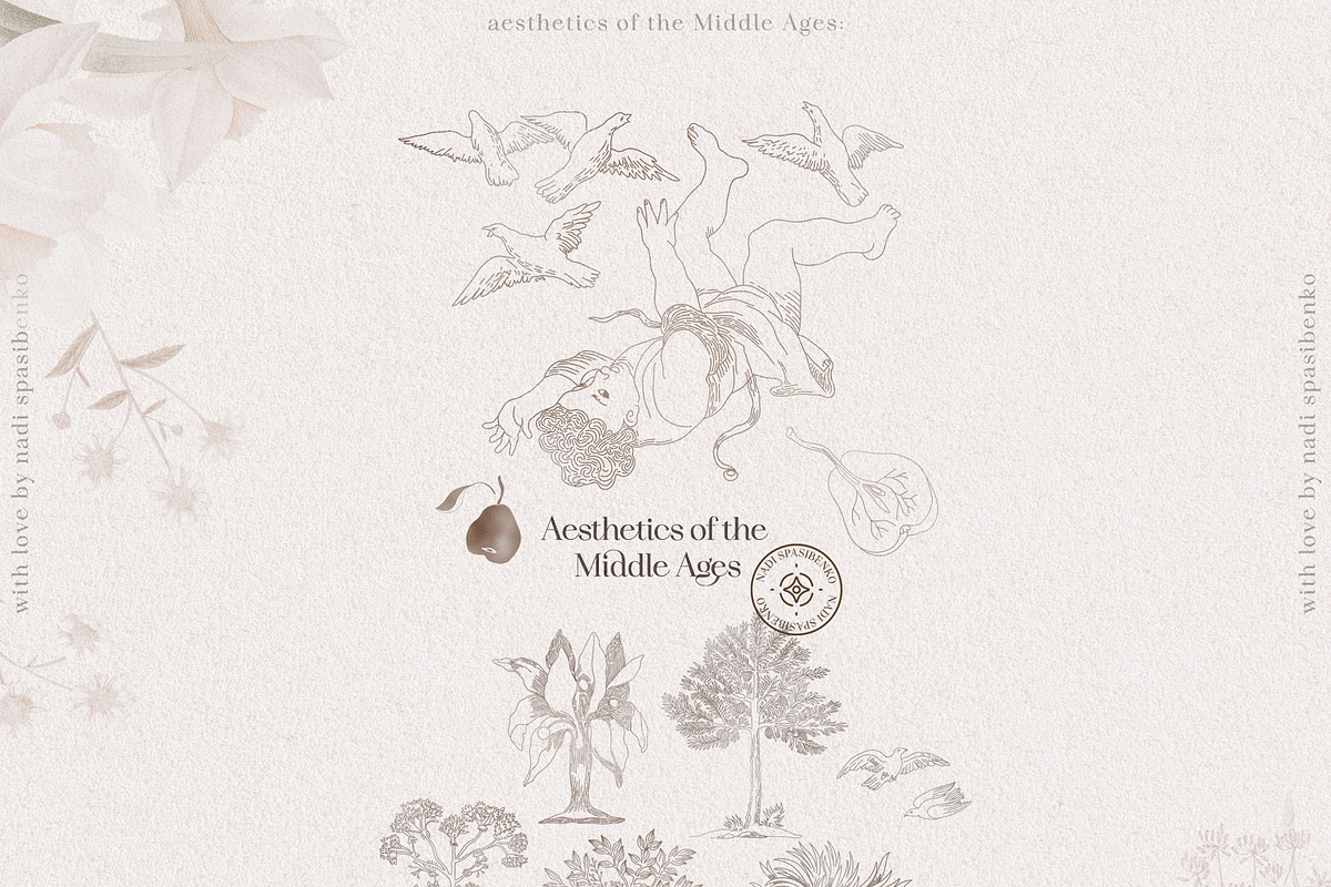 Middle Ages Aesthetics, a Pattern Graphic by nadispasibenko (Photo 7 of 17)