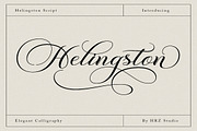 Helingston Script, a Script Font by Has_rizal (Thumbnail 11 of 11)