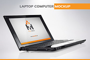 Laptop Computer Mockup, a Device Mockup by Plus Media (Thumbnail 2 of 4)