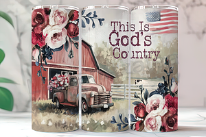 God's Country Tumbler, a Background Photo by LamanAzalea