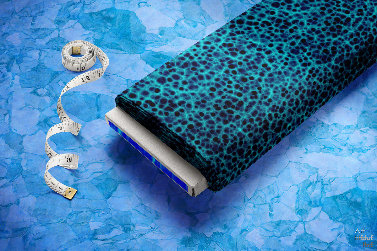 SEAMLESS blue CRYSTAL TEXTURES Ocean, a Texture Graphic by Arthitecture Home (Photo 6 of 11)