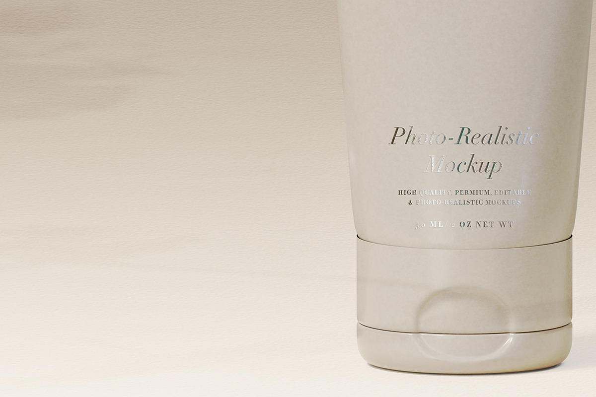 Cosmetic Tube Mockup Trio, a Packaging Mockup by Zumrod (Photo 9 of 11)