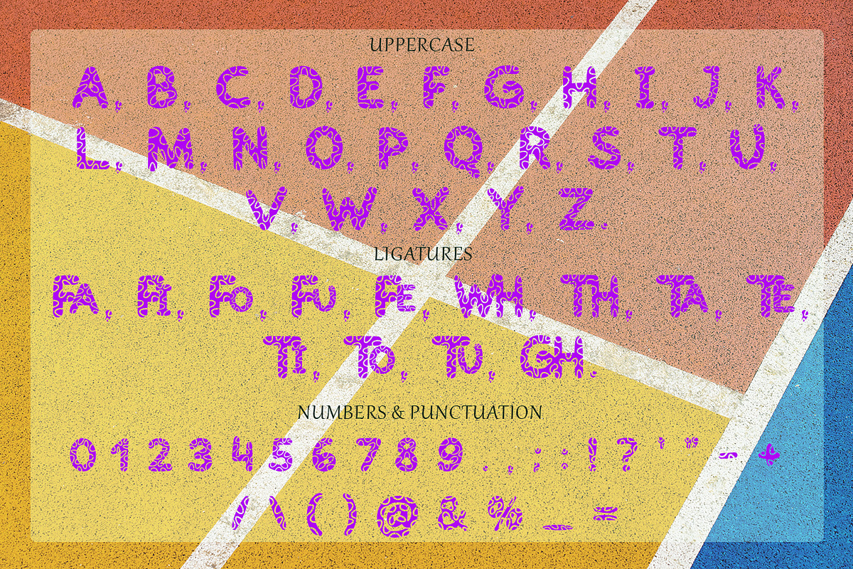 FUNESIS - upper letters font, a Serif Font by CHIMERA (Photo 2 of 9)