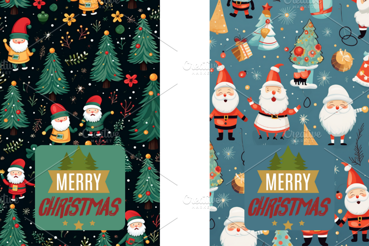 Christmas Card Design Bundle 10, a Card Template by Jay Major Designs (Photo 8 of 10)