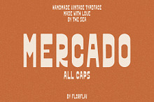 Mercado handmade font