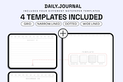 Digital Daily Journal For Goodnotes, a Presentation Template by EchoDivision (Thumbnail 3 of 5)