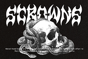 Rexover Aggressive Hardcore Font, a Blackletter Font by Ronny Studio (Thumbnail 2 of 9)
