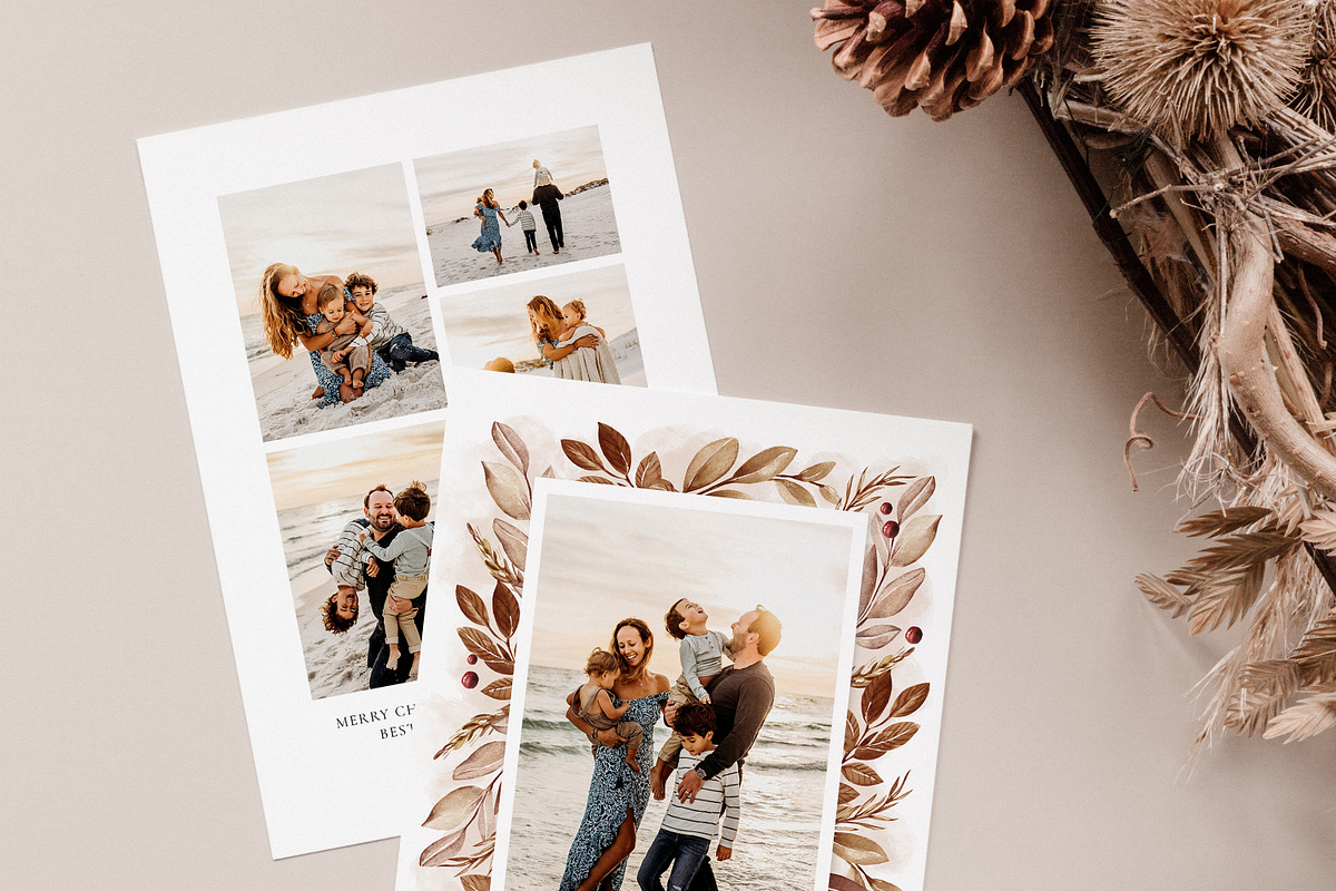 Christmas Card Template CD214, a Card Template by Salsal Design (Photo 2 of 4)